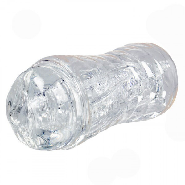 Boss Ice Tornado Clear Realistic Vagina Masturbator - 7 Inch
