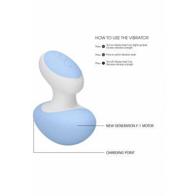 Loveline Clitoral Vibrator Lovebug Blue Best Silicone Vibrator