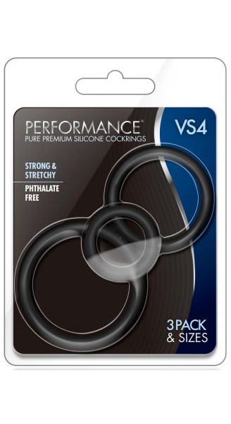 VS4 Silicone Cock Rings x3