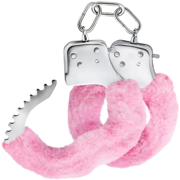 Temptasia Cuffs By Blush Novelties - Pink Furry Handcuffs — image 9 of 12