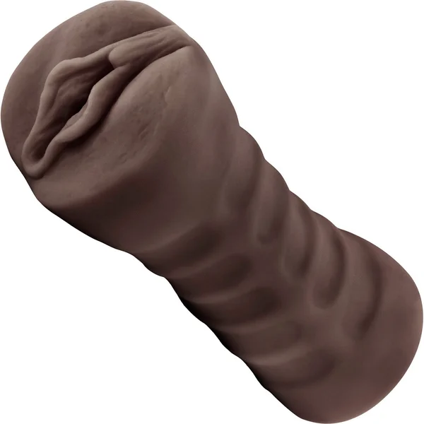 Hot Chocolate Alexis Pussy Shaped Penis Masturbator By Blush — image 10 of 12