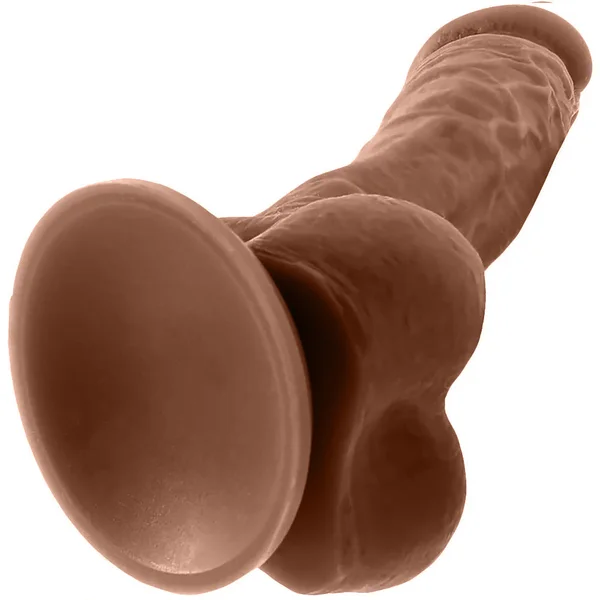 Colours Dual Density 8 Inch Silicone Suction Cup Dildo - Caramel — image 18 of 18