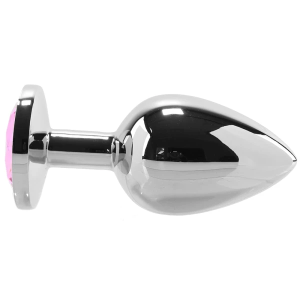 Adam & Eve Pink Gem Anal Plug - Large