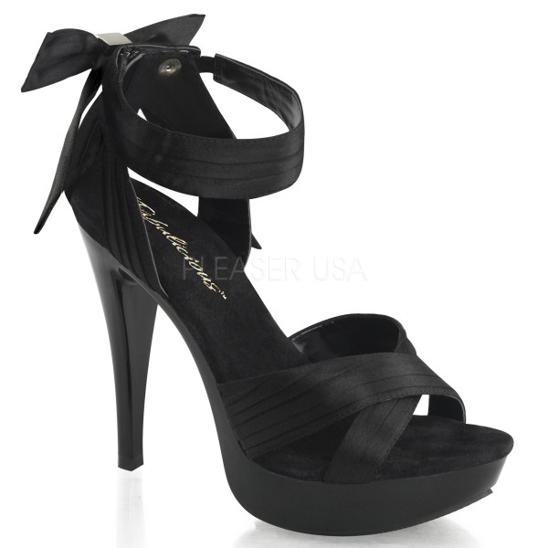 5 inches Heel, 1 inches PF Criss Cross Pleated Straps Close Back Sandal — image 5 of 8