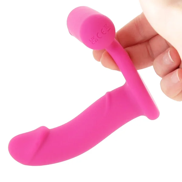 Silicone Rechargeable Double Diver Vibrating Cock Ring By CalExotics
