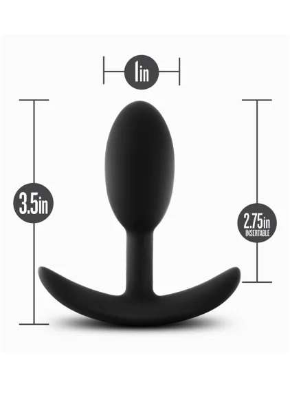 Anal Adventures Platinum - Silicone Vibra Slim Plug — image 17 of 25