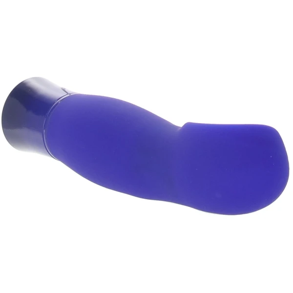 Oh My Gem Mystery Rechargeable Waterproof Silicone Warming Vibrator By Blush - Sapphire