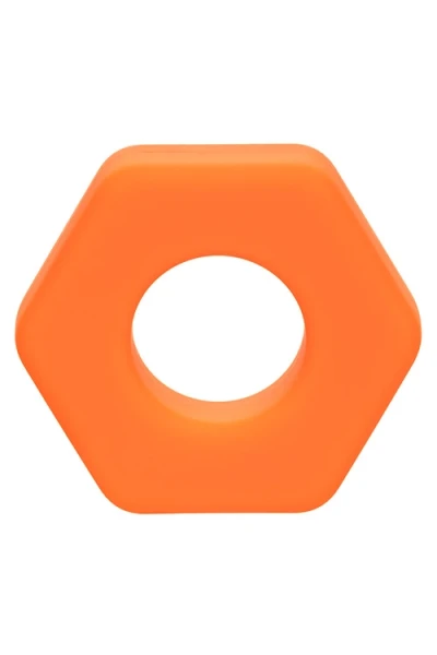 California Exotic Alpha Prolong Sexagon 0.75" Silicone Cock Ring
