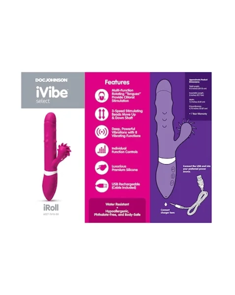 Ivibe Select - Iroll - Purple - 9.5 Inch