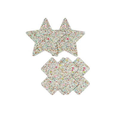 nsnovelties Pretty Pasties Star Cross Nipple Pasties 2 Pair