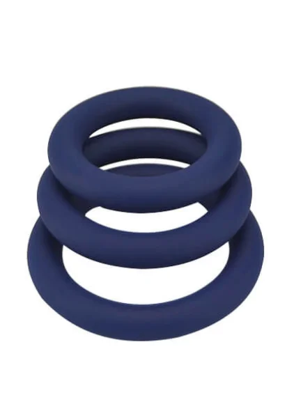 Loving Joy Thick Silicone Cock Rings 3 Pack