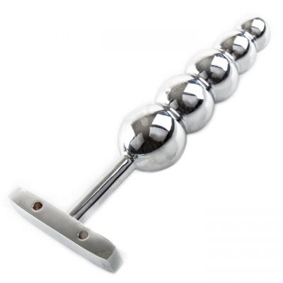 Bondara Beaded Thruster Butt Plug 6 Inch