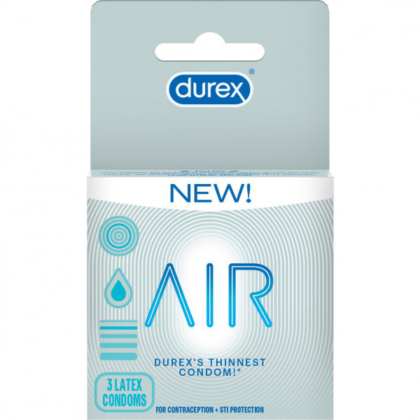 Durex Air Extra Thin Transparent Latex Condoms — image 4 of 19
