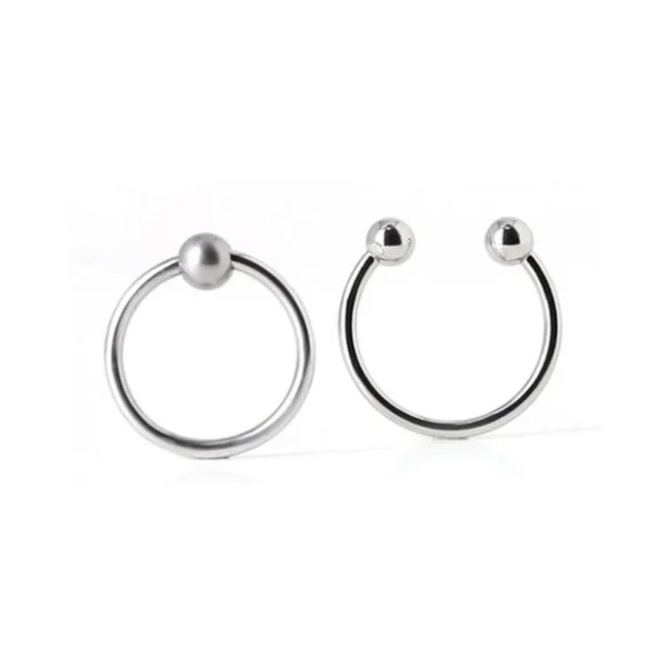 Oxy Glans Rings Set Of 2 Stainless Steel