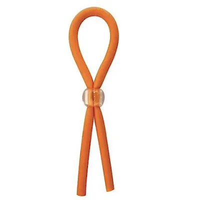 Clincher Adjustable Rubber Cock Ring Orange
