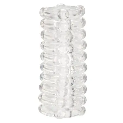 CalExotics Textured Ribbed Reversible Stroker