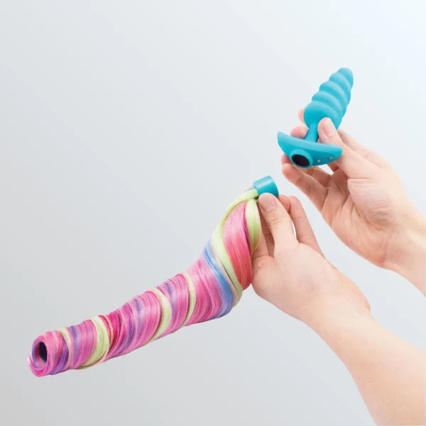 B-Vibe Unicorn Butt Plug