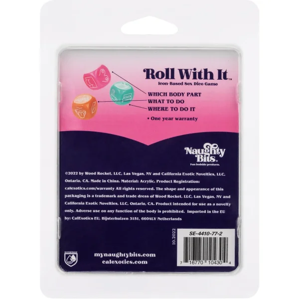 Naughty Bits Roll With It Icon-Based Sex Dice Game By CalExotics