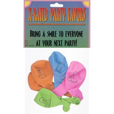 X Rated Party Balloons x8