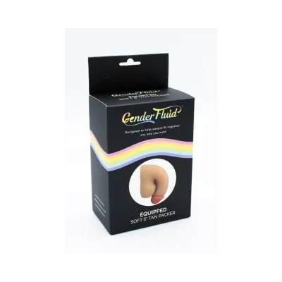 Gender Fluid Equipped Soft Packer 5 In Tan
