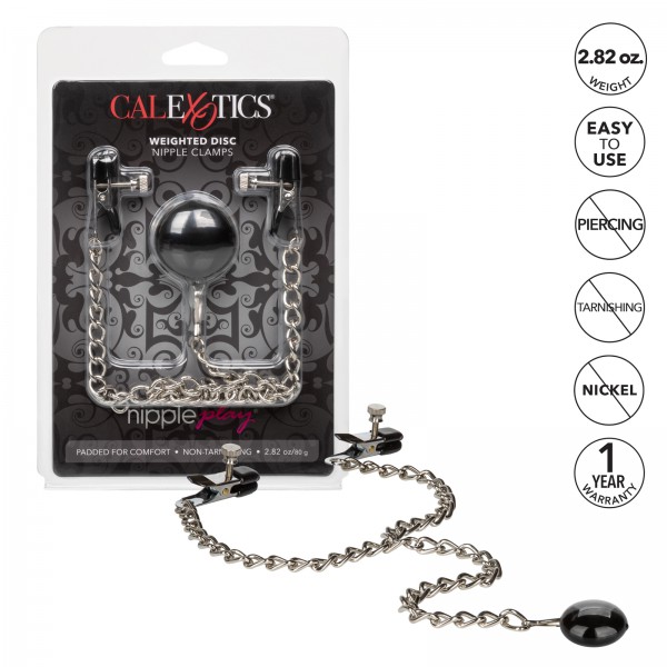 Weighted Disc Nipple Clamps