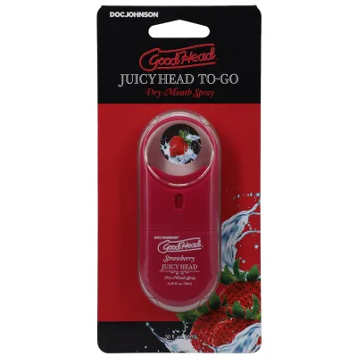 Goodhead Juicy Head Dry Mouth Spray to Go 30 Fl Strawberry