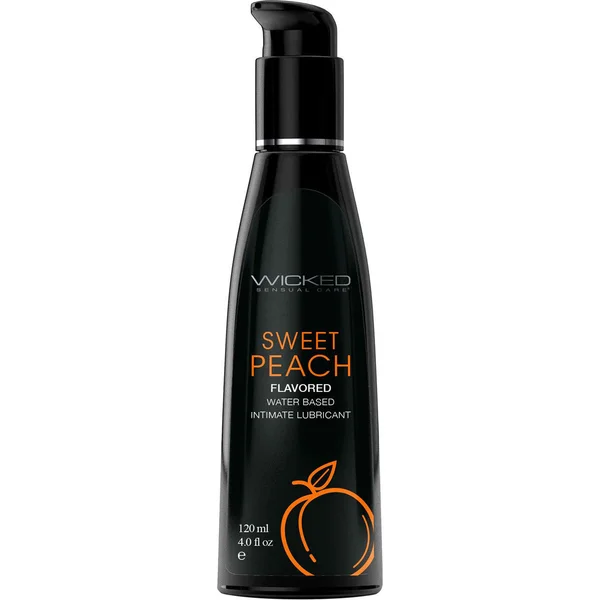 Wicked Aqua Sweet Peach Water Based Personal Lubricant 4 fl oz — image 5 of 5