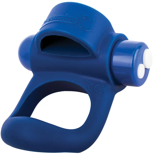 Charged You-Turn Plus Vibrating Silicone Cock Ring By Screaming O - Blueberry — image 20 of 22