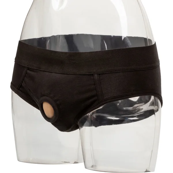 Packer Gear Silicone Packing Penis 4" / 10.25 cm By CalExotics - Caramel — image 18 of 20