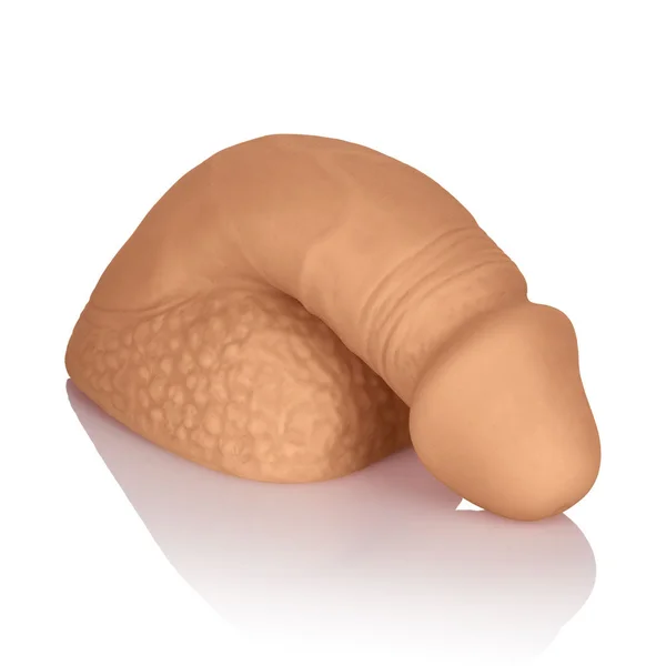 Packer Gear Silicone Packing Penis 4" / 10.25 cm By CalExotics - Caramel — image 13 of 14