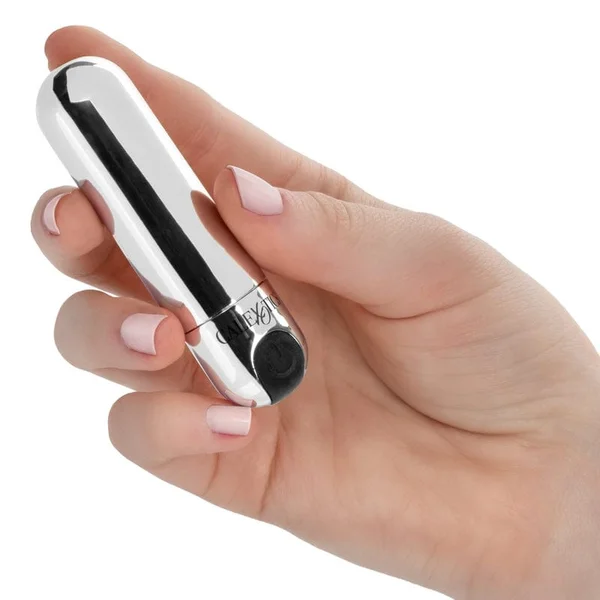 Hideaway Rechargeable Waterproof Mini Vibrator by CalExotics - Silver — image 18 of 22