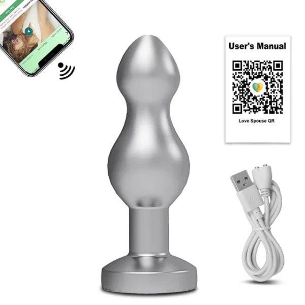 Stainless Steel Ripple Anal Vibrator
