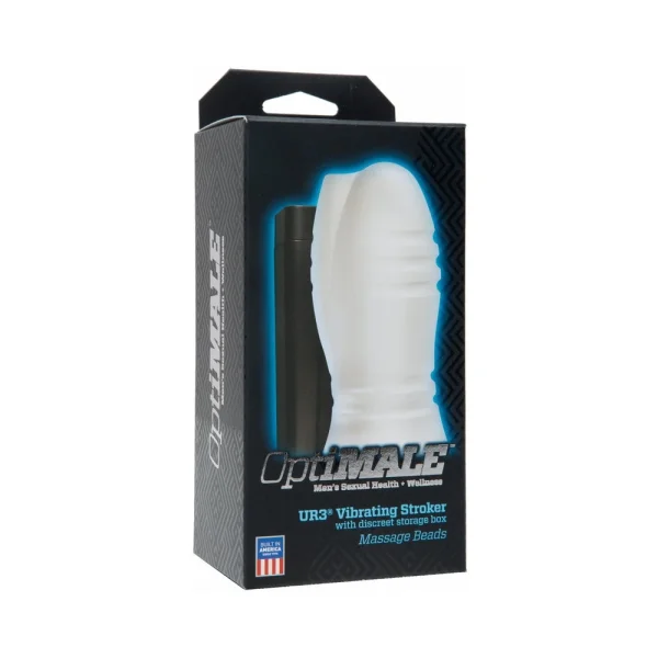 Optimale Vibrating Stroker - Massage Beads - Frost