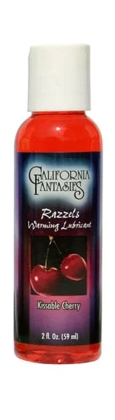 Razzels Warming Lubricant - Kissable Cherry - 2.5 Fl. Oz. Bottle