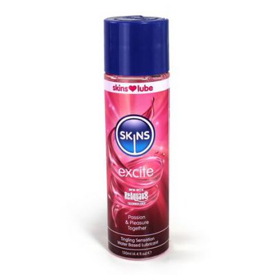 Skins Excite Tingling Water Based Lubricant 4 4 fl oz 130ml
