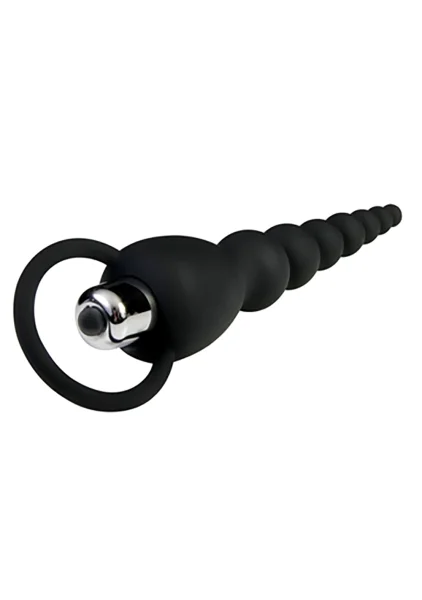 Adam and Eve Silicone Vibrating Anal Beads