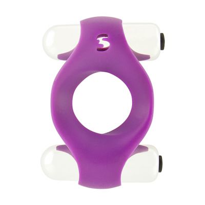 Dalton Double Vibrating Cockring Purple