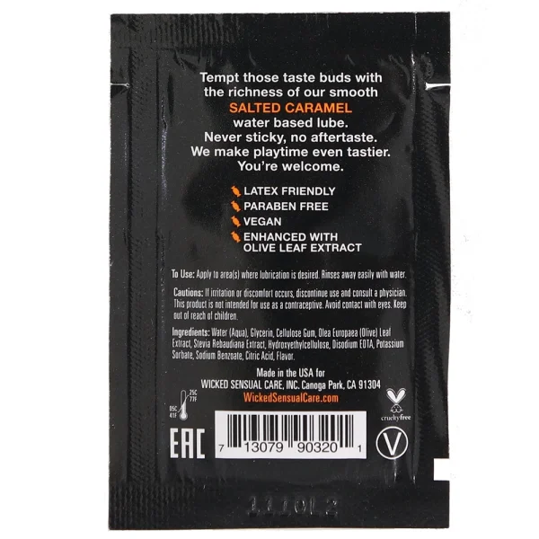 Wicked Aqua Salted Caramel .1 oz Packette - 144 ct