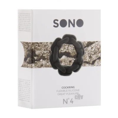 Sono No 4 Chain Cockring Black