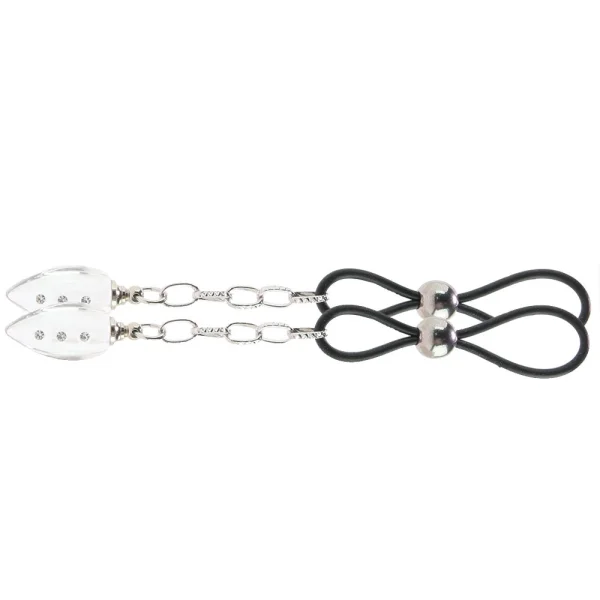 Nipple Play Non-Piercing Nipple Jewelry - Crystal Teardrop