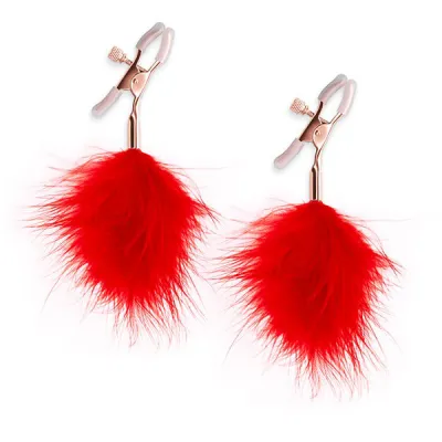 Bound Feather Nipple Clamps