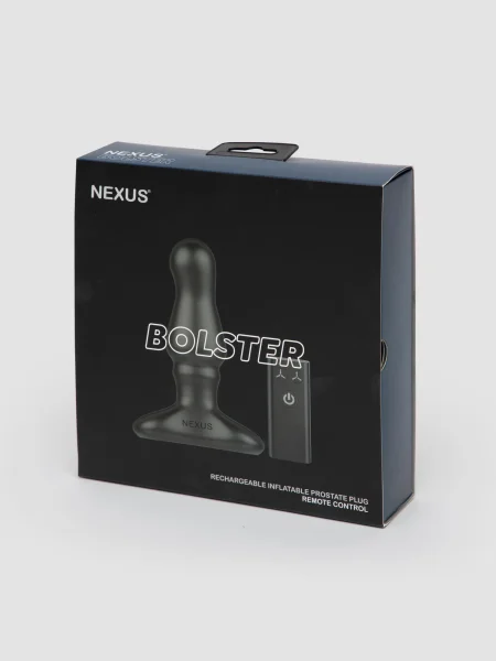 Nexus Bolster Remote Control Rechargeable Butt Plug with Inflatable Tip