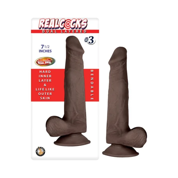 Realcocks Dual Layered #3 7.5in Dark Brown — image 5 of 5