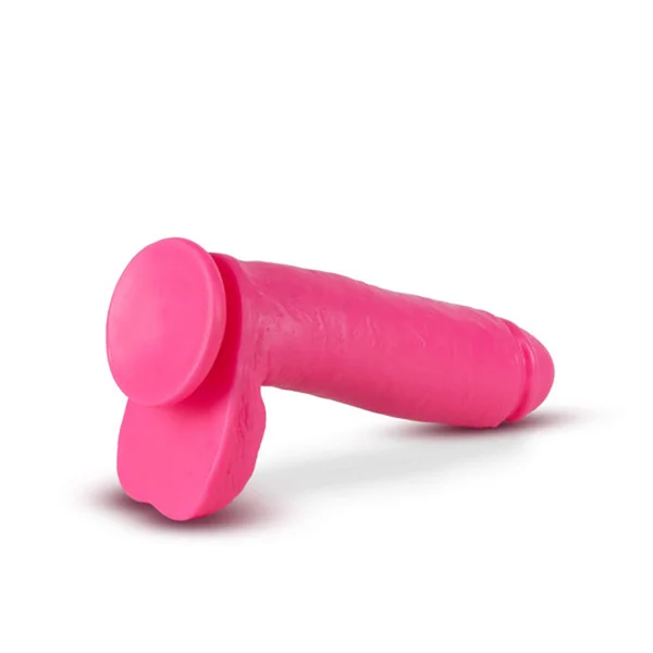 Big As Fuk 10 Inch Harness Compatible Suction Cup Dildo With Balls By Blush - Pink — image 14 of 19