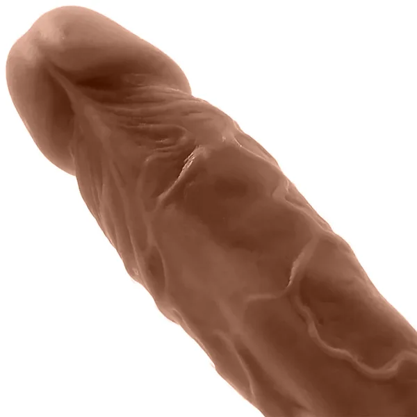 Colours Dual Density 5 Inch Silicone Suction Cup Dildo - Caramel — image 16 of 17