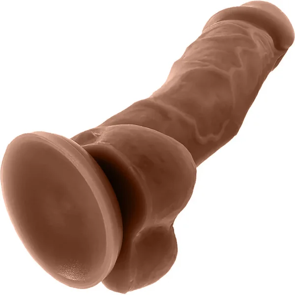 Colours Dual Density 5 Inch Silicone Suction Cup Dildo - Caramel — image 17 of 17
