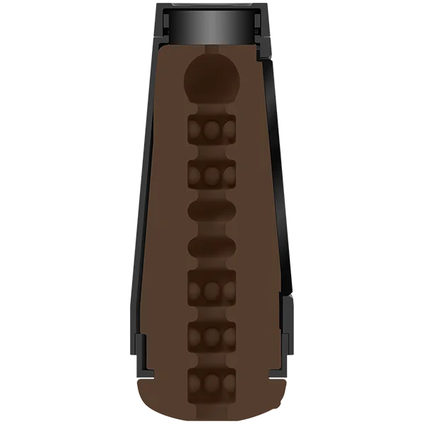 Main Squeeze Original Penis Masturbator Pussy by Doc Johnson - Chocolate — image 20 of 21