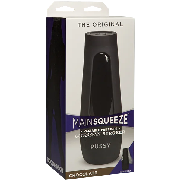 Main Squeeze Original Penis Masturbator Pussy by Doc Johnson - Chocolate — image 21 of 21