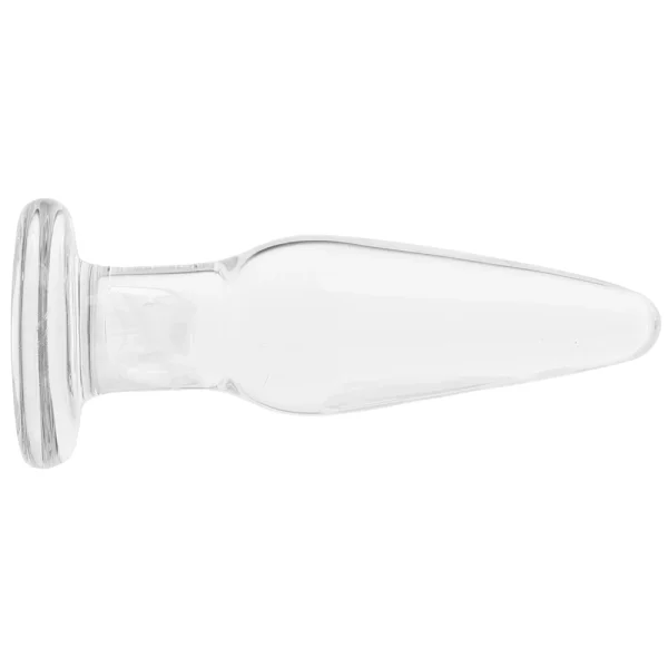 Crystal Glass Small Tapered Butt Plug by NS Novelties - Clear
