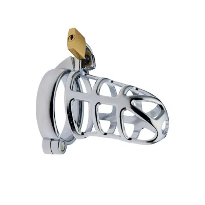 Kinki Panel Chastity Cage 50mm Silver 50mm